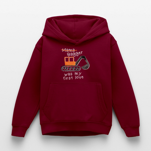 Bagger Liebe / Kinder Premium Hoodie - Bordeaux