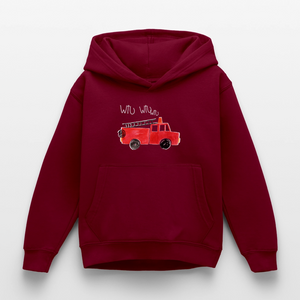 Feuerwehrauto / Kinder Premium Hoodie - Bordeaux