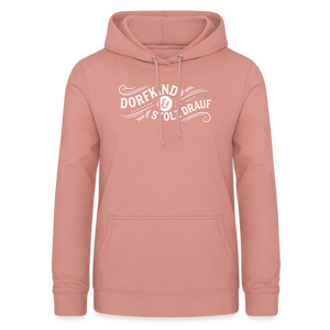 Dorfkind und stolz drauf / Damen Premium Hoodie / monochrom Edition - Altrosa