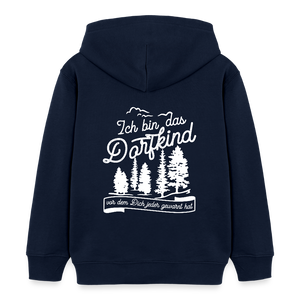 Ich bin das Dorfkind vor dem Dich jeder gewarnt hat / Kinder Organic Hoodie - Navy