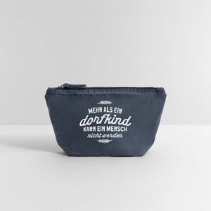 Witzige Kosmetiktasche mit Dorfkind Motiv - Accessoire Täschchen Spruch Makeup Tasche