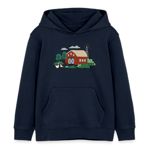 Bauernhof Hofkind / Kinder Organic Hoodie - Navy