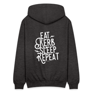 Eat Kerb Sleep Repeat / Herren Sweatjacke - Anthrazit