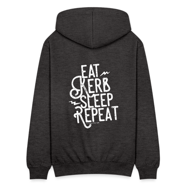 Eat Kerb Sleep Repeat / Herren Sweatjacke - Anthrazit