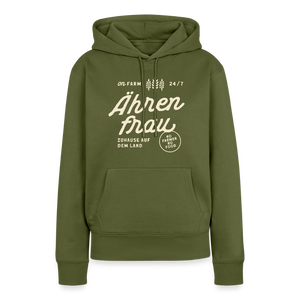 Ährenfrau / Frauen Premium Hoodie - Khaki