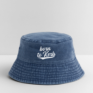 Born to Kerb / Vintage Bucket Hat - Vintage Denim