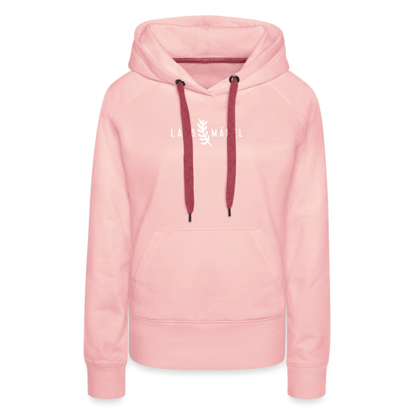 Landmädel / Damen Premium Hoodie - Kristallrosa