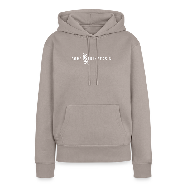 Dorfprinzessin / Dorf Prinzessin / Damen Premium Hoodie - Taupe