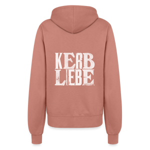 Kerb Liebe / Frauen Kapuzenjacke - Altrosa