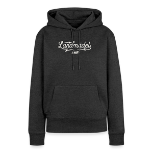 Landmädel / Damen Premium Hoodie - Sonderedition - Anthrazit meliert