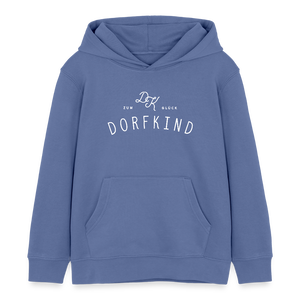 Zum Glück Dorfkind / Kinder Organic Hoodie - Blau