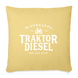 Blutgruppe Traktordiesel / Kissenbezug - Hellgelb