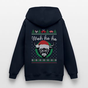 Weihnachten Kuh Moh Ho ho / Teenager Premium Hoodie - Navy