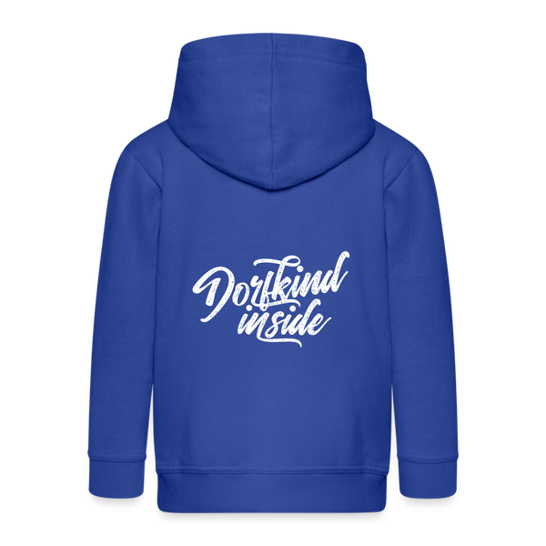 Dorfkind inside / Kinder Premium Kapuzenjacke - Royalblau