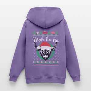 Weihnachten Kuh Moh Ho ho / Teenager Premium Hoodie - Lavendel
