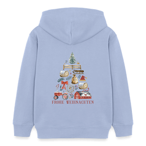 Frohe Weihnachten - Weihanchtsbaum / Kinder Organic Hoodie - Sky
