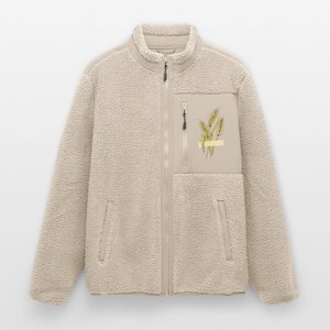 Getreide WEizen Ähre / Unisex Sherpajacke - Beige