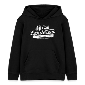Landcrew - Dorfkind für immer / Kinder Organic Hoodie - Schwarz