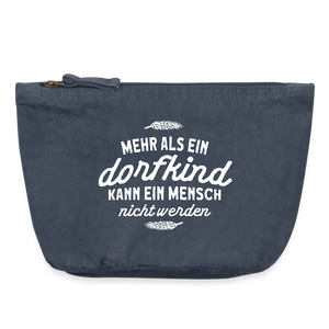 Witzige Kosmetiktasche mit Dorfkind Motiv - Accessoire Täschchen Spruch Makeup Tasche