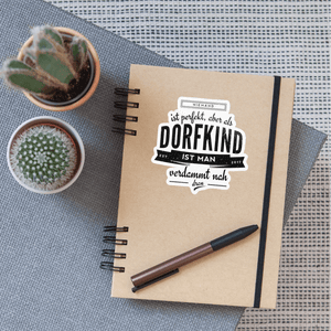 Niemand ist perfekt / Sticker - Weiß glänzend