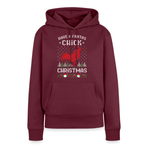 Ugly Christmas Sweater Damenhoodie Bauernhof - Hühner Dorf Landwirtschaft - Dorfkram®