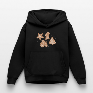 Weihnachtsplätzchen / Kinder Premium Hoodie - Schwarz
