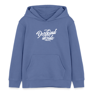 Dorfkind inside / Kinder Organic Hoodie - Blau