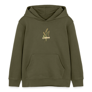 Getreide Weizen - Dorfkind / Kinder Organic Hoodie - Khaki
