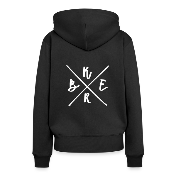 Kerb Badge / Damen Premium Hoodie - Schwarz