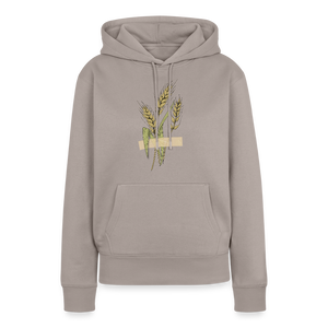 Getreide / Weizen / Ährenfrau / Damen Premium Hoodie - Taupe