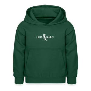 Landmädel / Kinder Premium Hoodie - Flaschengrün