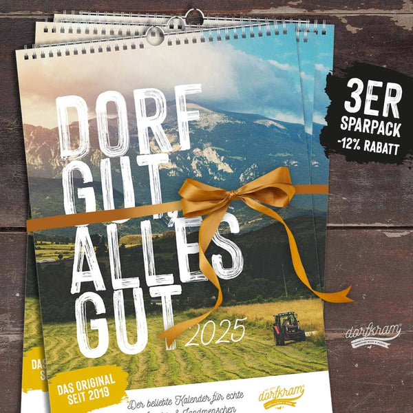 Dorf Kalender Set Sparset 3er Pack Dorfkram® 
