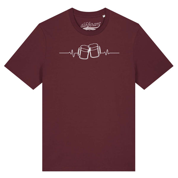 Herzschlag Bier / Bierliebe / Herren Organic Shirt