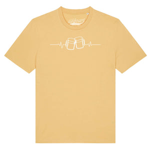 Herzschlag Bier / Bierliebe / Herren Organic Shirt