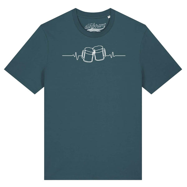 Herzschlag Bier / Bierliebe / Herren Organic Shirt