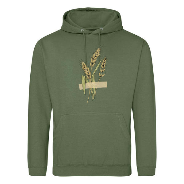 Getreide Weizen Gerste / Ährenmann / Herren Premium Hoodie