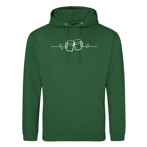 Herzschlag Bier / Bierliebe / Herren Premium Hoodie