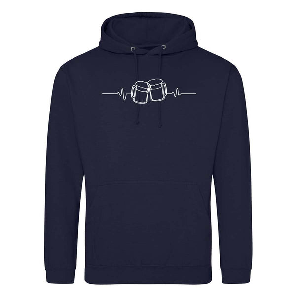 Herzschlag Bier / Bierliebe / Herren Premium Hoodie