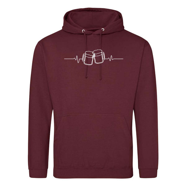 Herzschlag Bier / Bierliebe / Herren Premium Hoodie