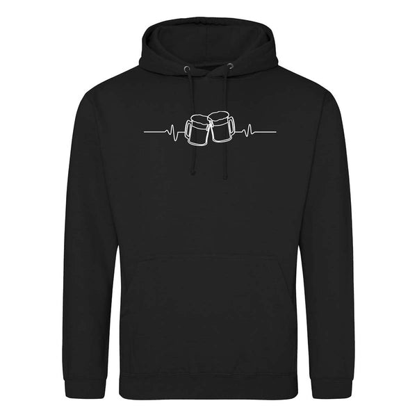 Herzschlag Bier / Bierliebe / Herren Premium Hoodie