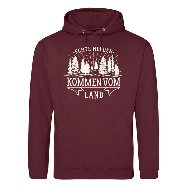 Echte Helden kommen vom Land / Herren Premium Hoodie