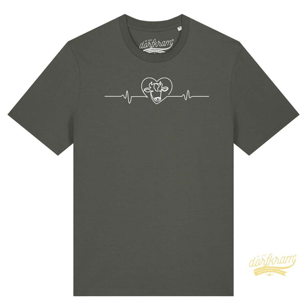 Herzschlag Kuh / Kuh Liebe / Herren Organic Shirt