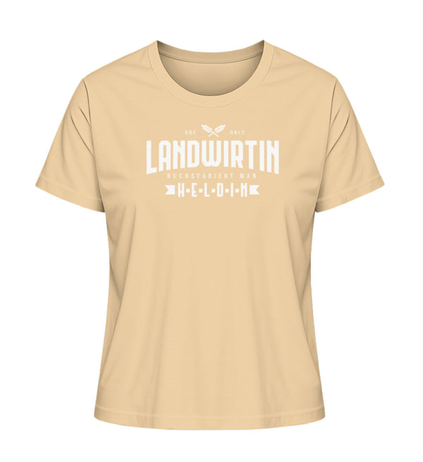 Shirt für Landwirtin Bäuerin Spruchshirt. Dorfkram® 