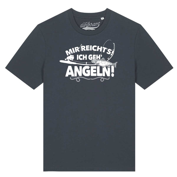 Mir reichts ich geh angeln / Herren Organic Shirt