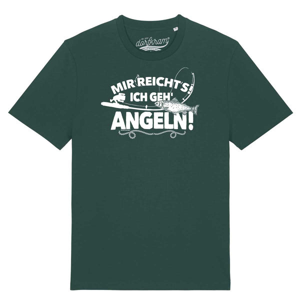 Mir reichts ich geh angeln / Herren Organic Shirt