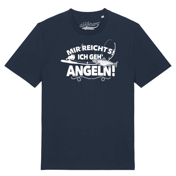 Mir reichts ich geh angeln / Herren Organic Shirt