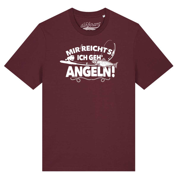 Mir reichts ich geh angeln / Herren Organic Shirt