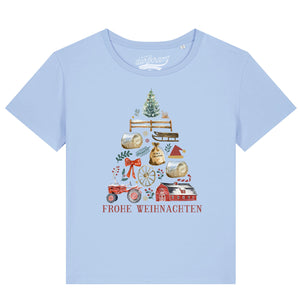 Frohe Weihnachten Bauernhof / Damen Organic Shirt