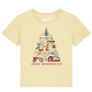 Frohe Weihnachten Bauernhof / Damen Organic Shirt