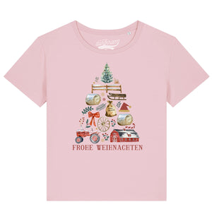 Frohe Weihnachten Bauernhof / Damen Organic Shirt